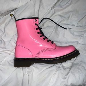 Pink doc martens